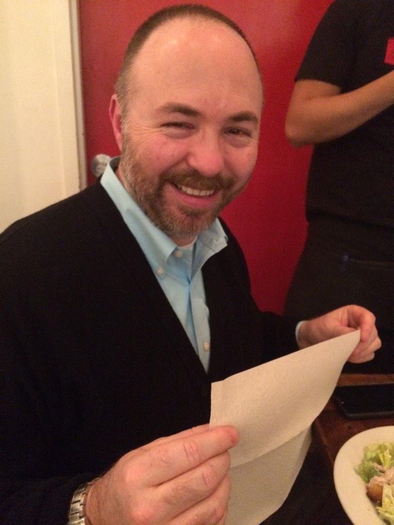 jillrharper's tweet photo. "These are odd napkins." @patrickyearout #afterCHART http://t.co/c8kFsgEFmx