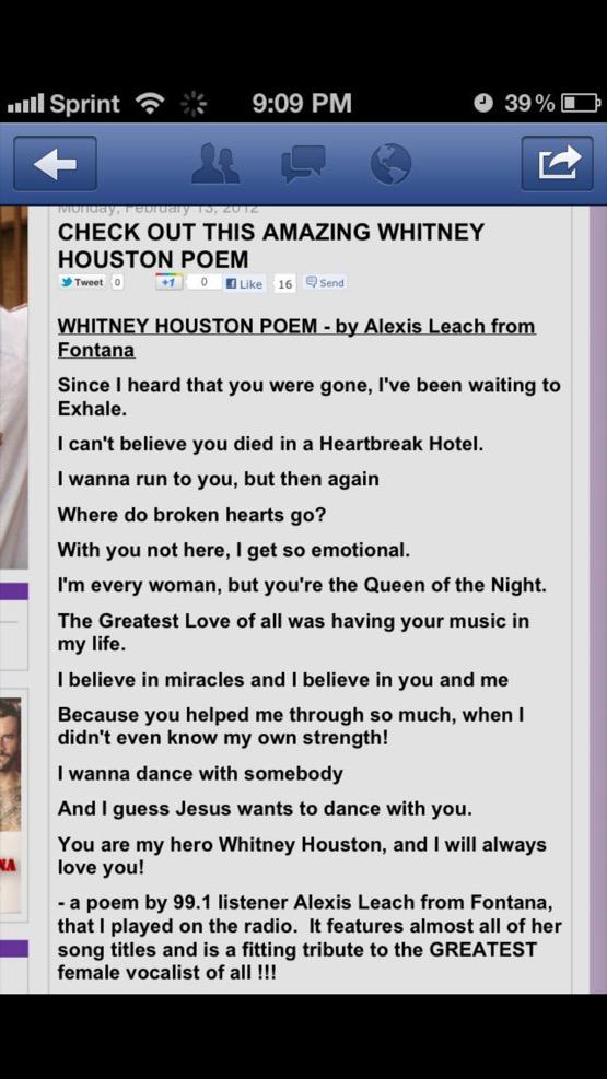 sexylexy99's tweet image. PLEASE READ/RETWEET IF YOU WILL ALWAYS LOVE WHITNEY HOUSTON ❤️@MsVivicaFox @WendyWilliams @BryshereGray @Dr_Heavenly