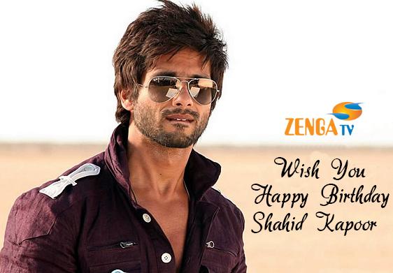 Here\s wishing  Bollywood Heartthrob a very Happy Birthday Shahid Kapoor .to send your wishes! 