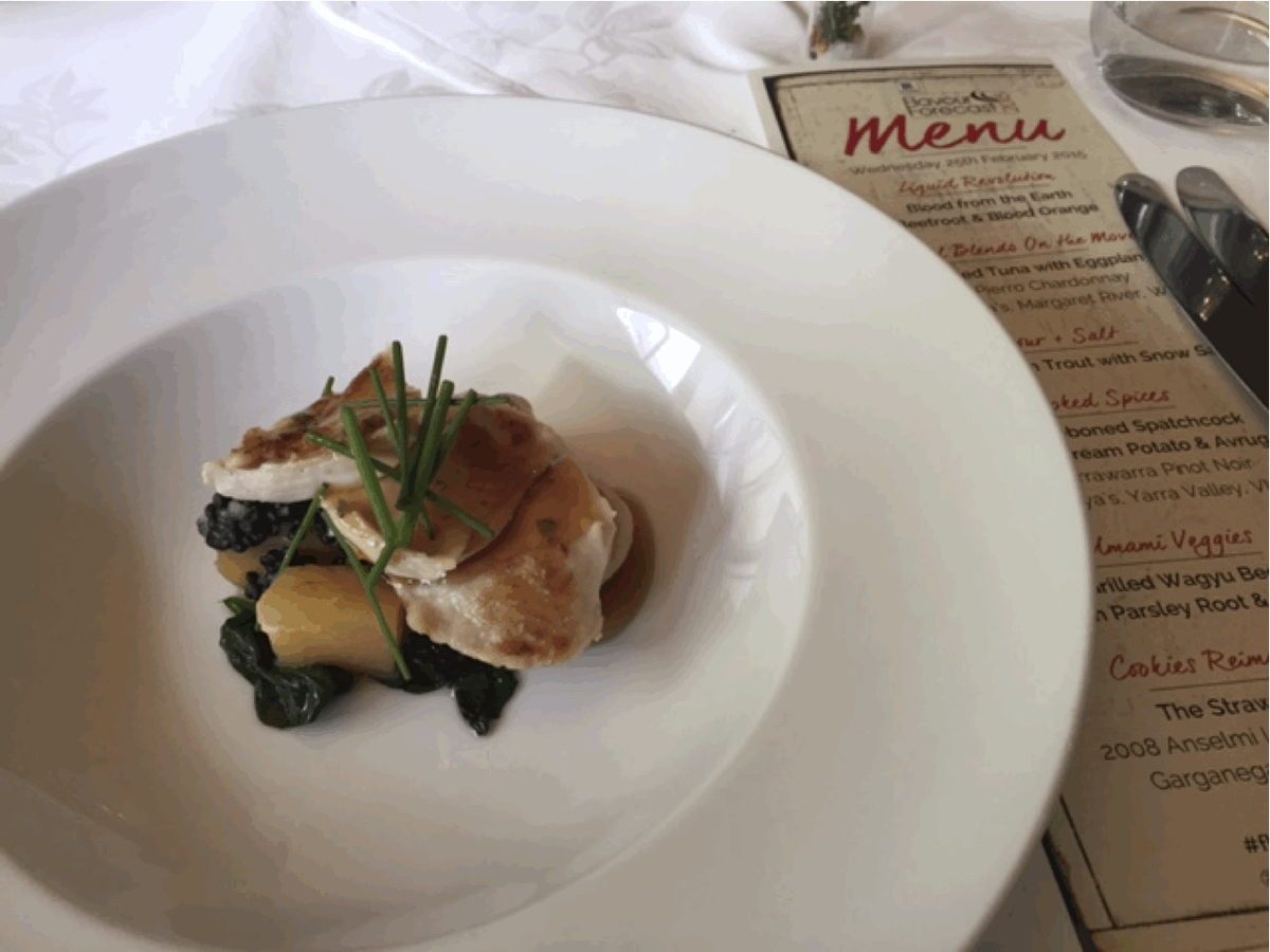 ohfoodservice's tweet photo. Our Editor Ylla had an amazing 6 courses at Tetsuya's today at the @McCormickAus #FlavourForecast http://t.co/pijVEV2rwB