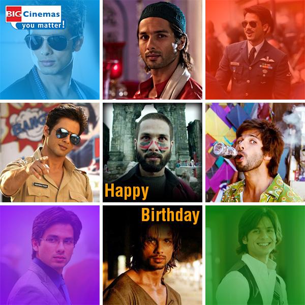 Happy Birthday Shahid Kapoor! Which of his movies is your favourite? 
