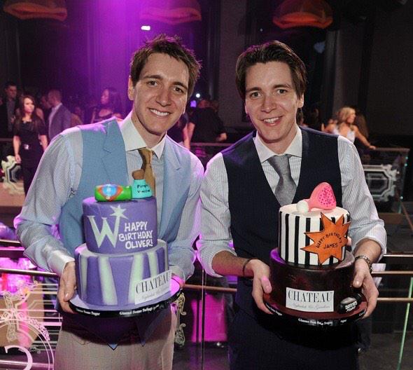 Happy 29th birthday to my favorite twins - Oliver and James Phelps (*´ `*) love and miss youuuuuuuu both!! 