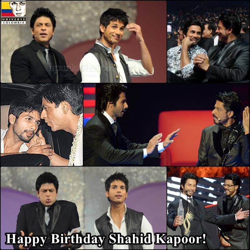 Los SRKians Colombianos queremos desearle un muy feliz cumpleaños a Sahid Kapoor.
Happy Birthday Shahid Kapoor! 