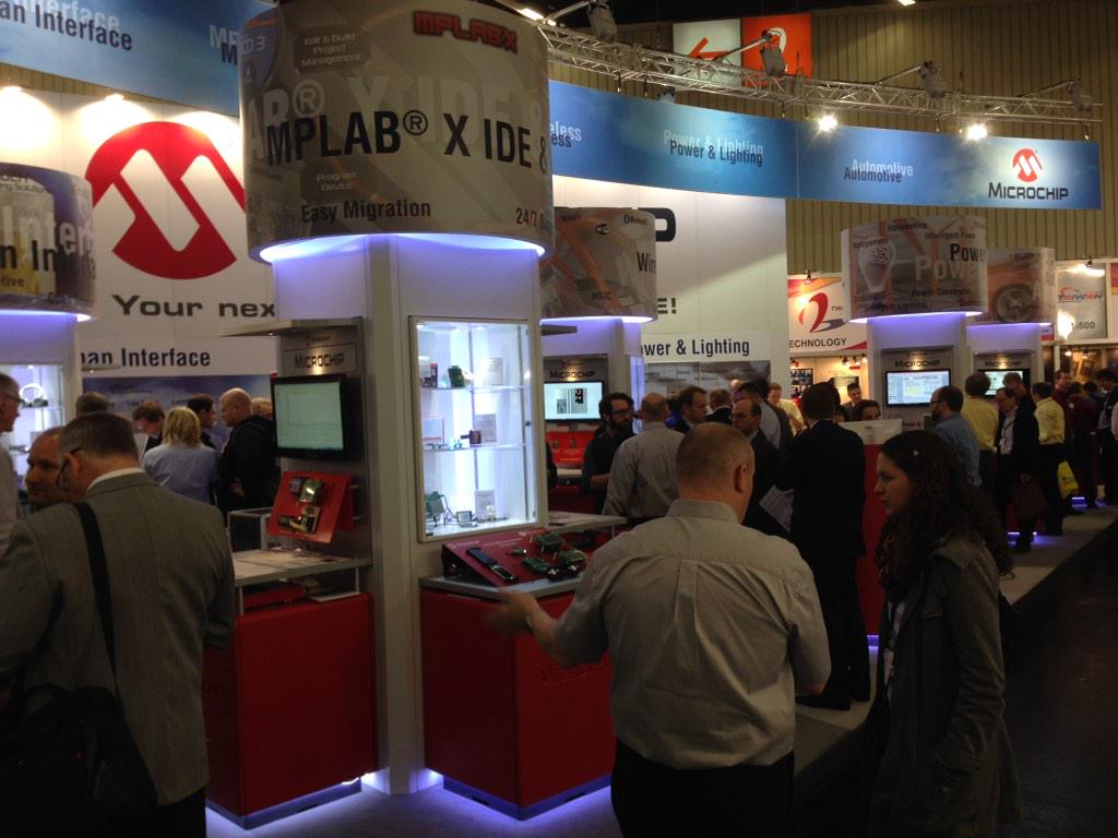 JustKurt's tweet image. MicrochipTech : RT Mike_Maynard: MicrochipTech booth is full at #embeddedworld2015  (via T… ift.tt/18l0OZ6)
