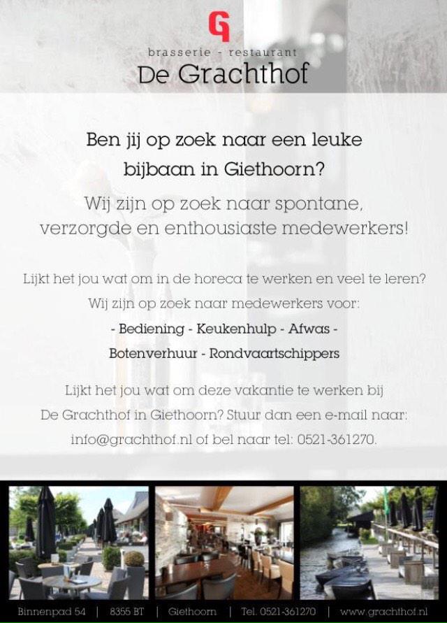 Wij zijn op zoek naar nieuwe medewerkers! #Vacature