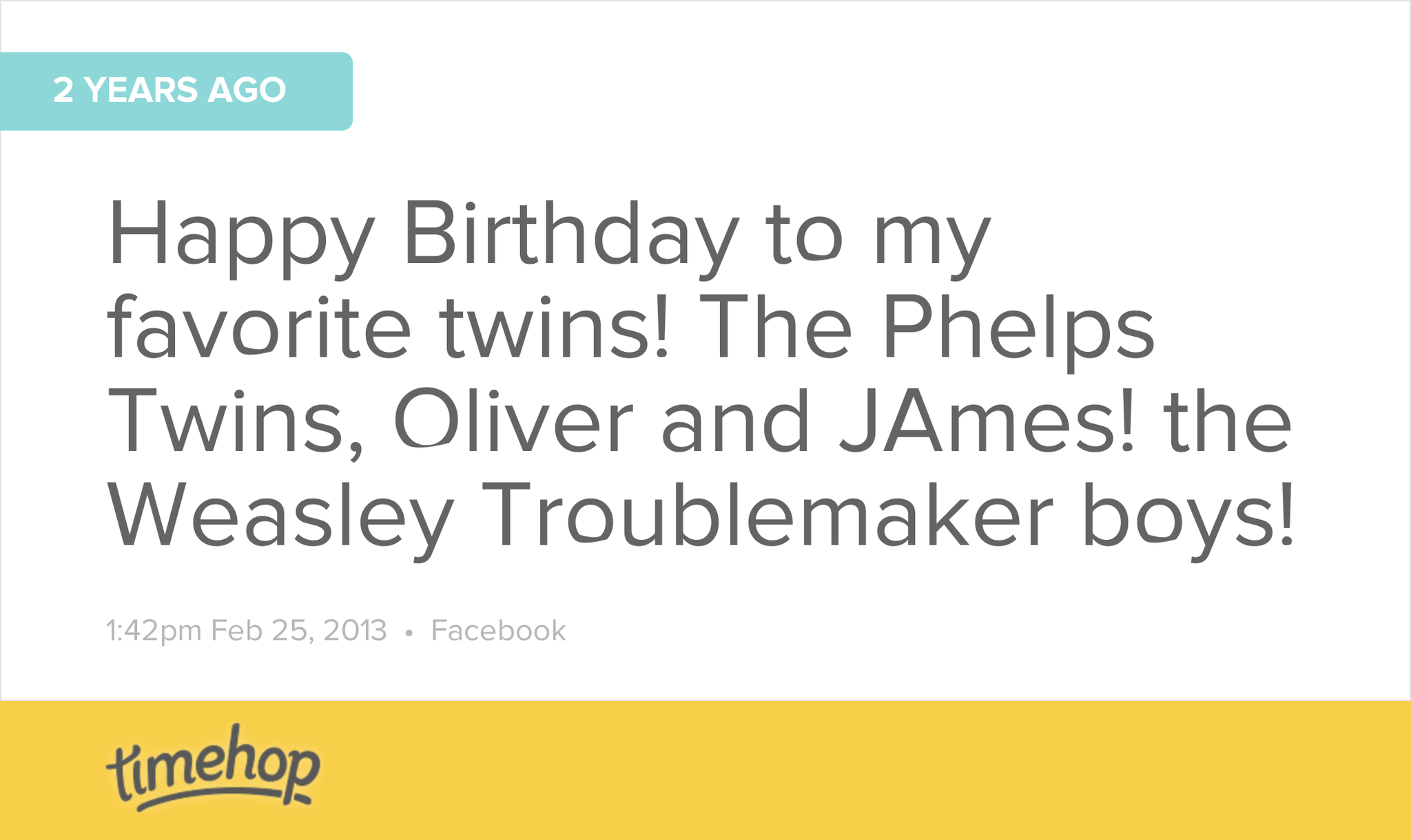 \" :)  happy birthday!