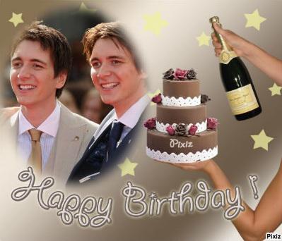 I wish a happy birthday to my favourite Twins and :D Have a wonderful day :) xx 