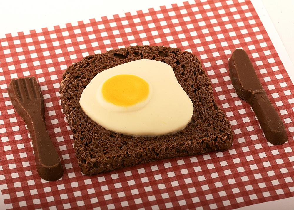 #Chocolate breakfast egg on toast!

#ChocolateyGoodness