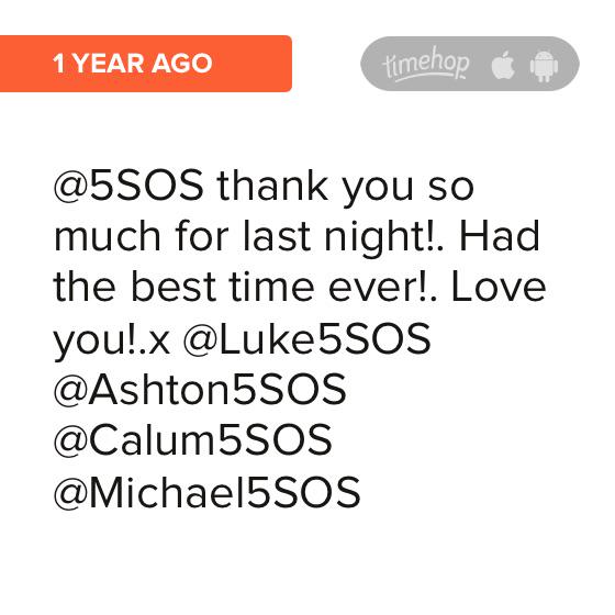 KissMeDanGreg's tweet photo. Look at what was in my @timehop! @5SOS @Luke5SOS @Ashton5SOS @Calum5SOS @Michael5SOS http://t.co/x7qjoYLY52 http://t.co/W8pwkoYgf7
