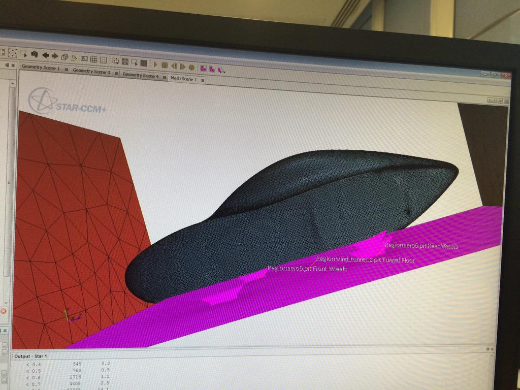 ICVehicleDesign's tweet image. Wednesday morning CFD :D #starccm #progress #sem2016