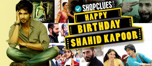 Here\s wishing you a very Happy Birthday Shahid Kapoor! Keep the power-packed performances coming! 