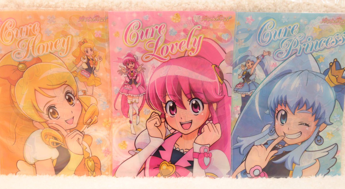 商品】ハピネスチャージプリキュア！A4クリアファイル￥309(税込) 先輩