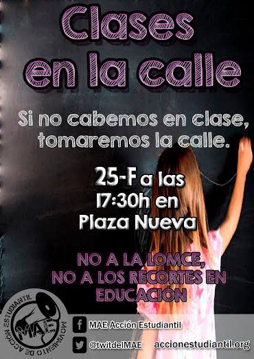 MAEinstitutos's tweet photo. Hoy a las 17:30 en Plaza Nueva #CLASESENLACALLE @TwitdelMAE http://t.co/qLEZvHJowR