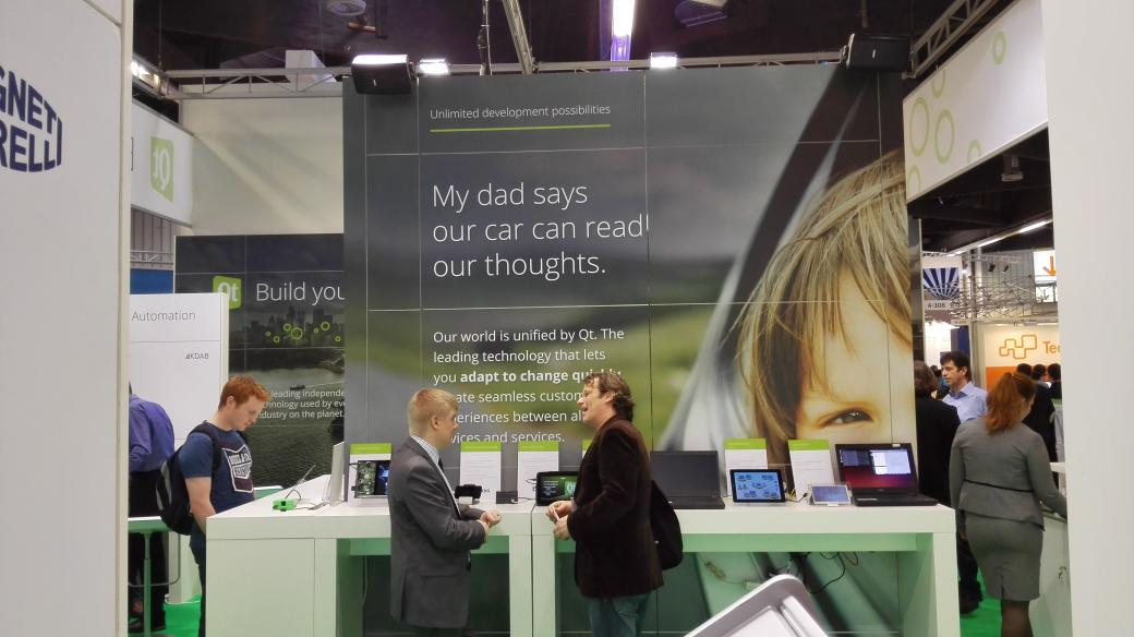 qtproject's tweet image. Hello Embedded World. Check out #Qt on automotive demos. Hall 4-308 @AdeneoEmbedded @KDABQt #embeddedworld2015