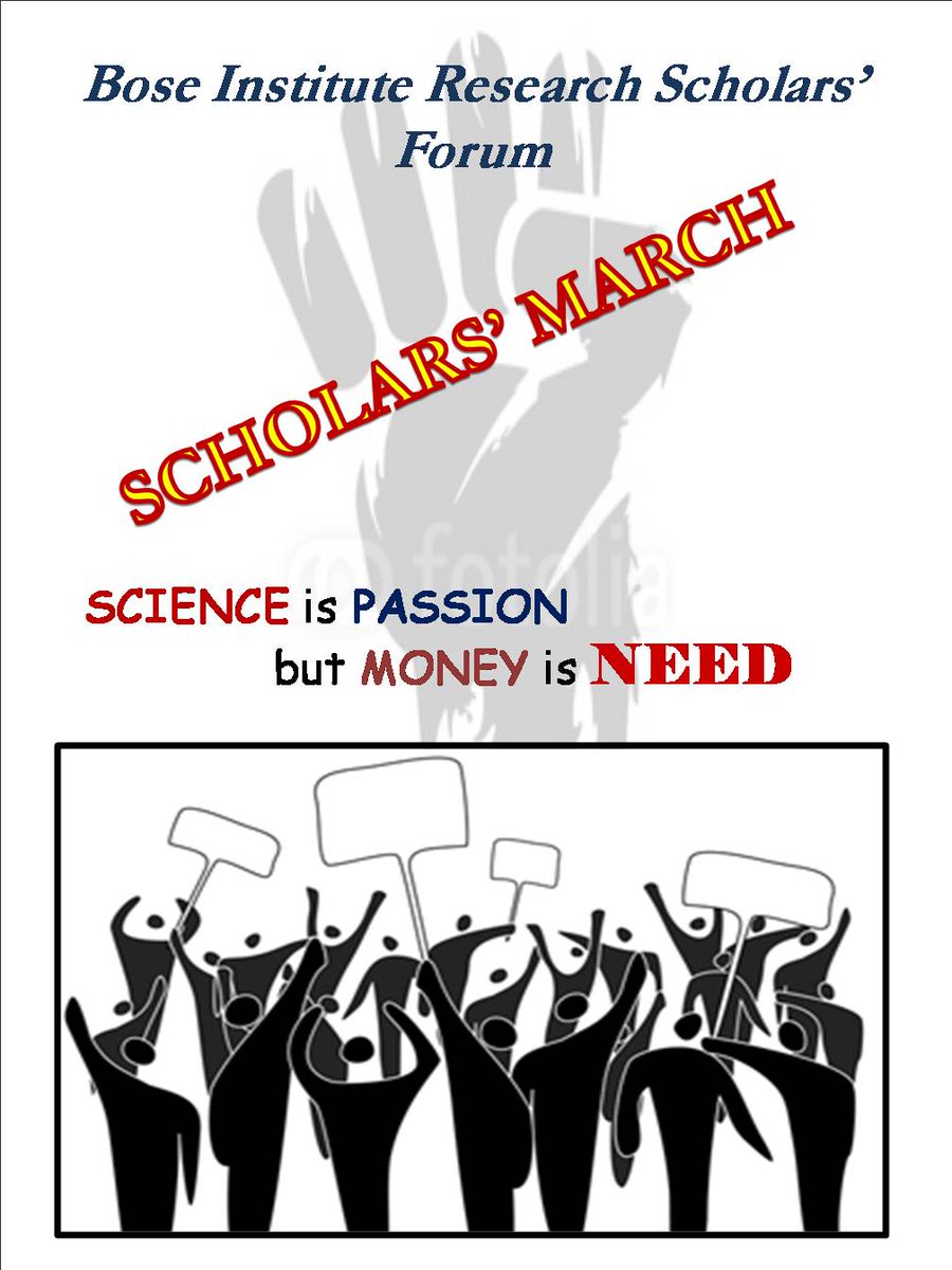 #HikeFellowship #RespectResearcher 
See you on the street tomorrow.... Kolkata will roar !!!!!!!!!!