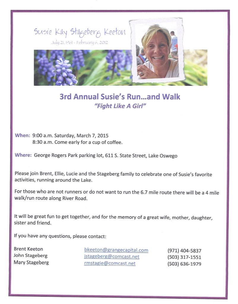 wberton11's tweet photo. run for Susie!sat 3/7 830 http://t.co/9E6WV4fOrg