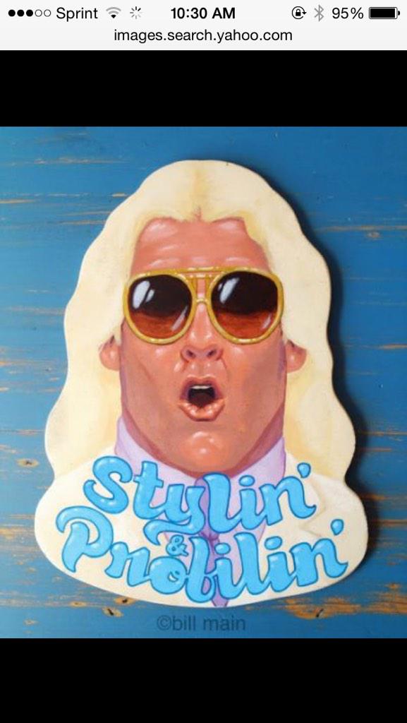 Happy Birthday to the \"Stylin and Profilin\" Ric Flair! It was so fun to meet you the other day! 