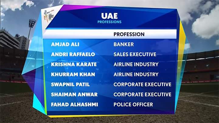 nikitakale91's tweet photo. It seems UAE is playing world cup more as hobby than profession! http://t.co/krYXEAIAGJ