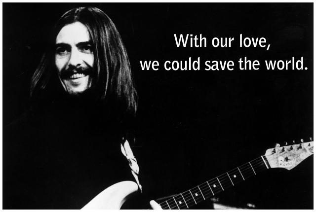 Happy birthday, George Harrison.  