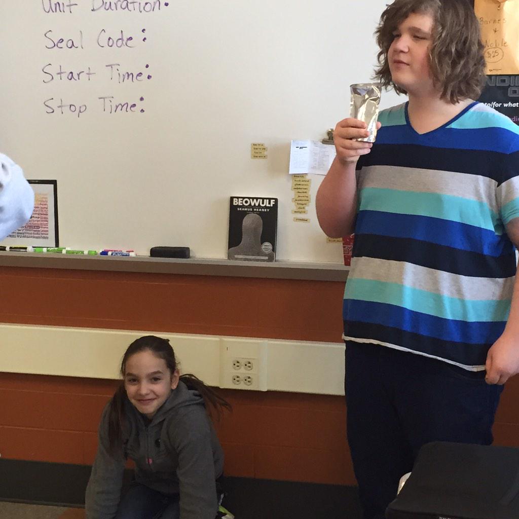 mgduhamel's tweet image. Spirit Animal book report. Students were given "nectar" to drink in order to summon spirit animal. #peerinvolvement