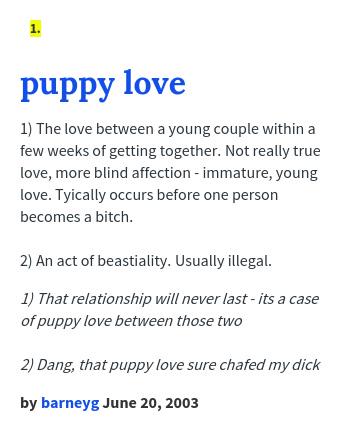 What Is Puppy Love In A Relationship