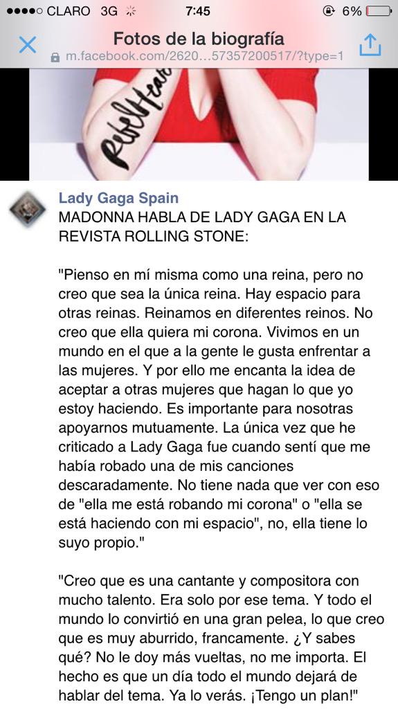 Otros artistas opinan sobre Lady Gaga [4] - Página 7 B-sAY6SUsAAXcxU