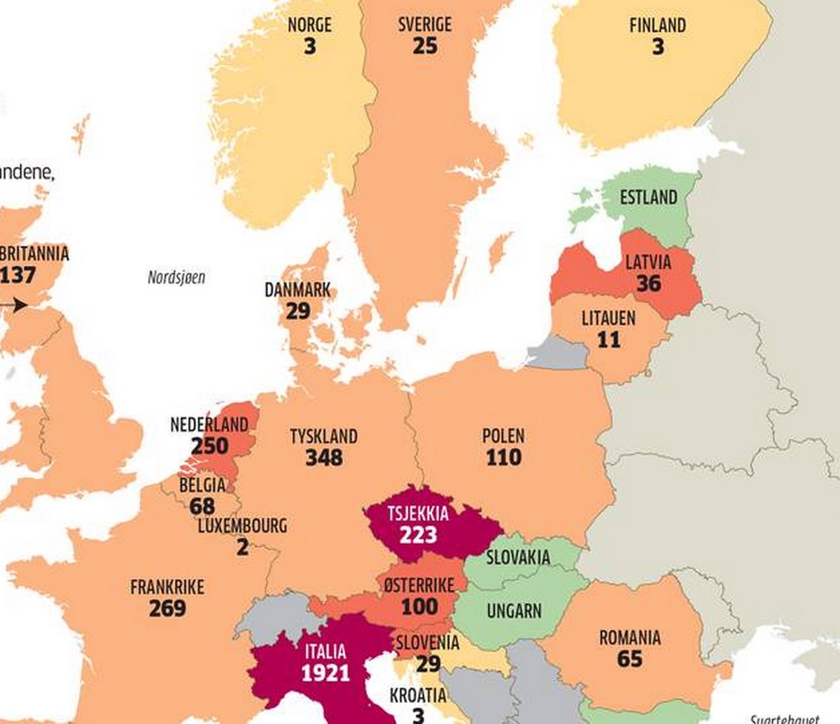 aft_verden's tweet photo. Dette kartet skremmer Europas helsemyndigheter. En rekke land har store meslingutbrudd.
http://t.co/frZBxLg3Yj http://t.co/JsxFJNsUYg