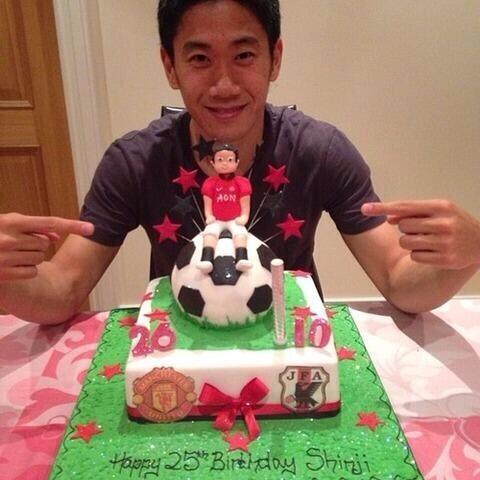 Happy birthday 25th Shinji Kagawa.                                                                               