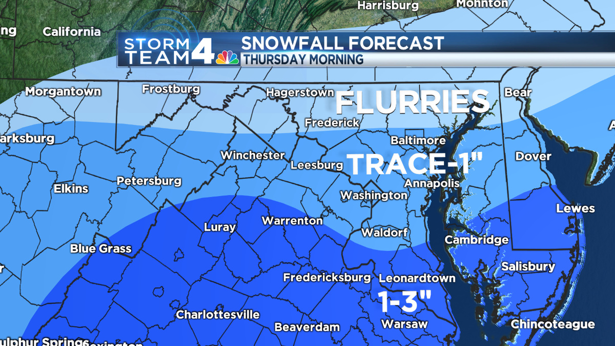 TomKierein's tweet photo. #BriefBreak today with highs near 40. LIGHT SNOW likely Thursday morning, ends by 1pm. StormTeam4 TOTALS forecast: http://t.co/3NxqsWozVN