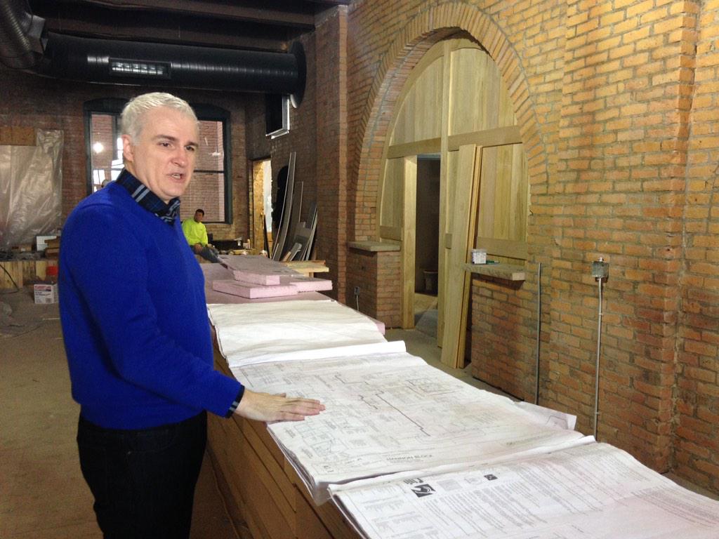 joelsensenig's tweet photo. @BlackCloisterBC set to open for business March 20. It just got real. #downtowntoledo #toledobeer http://t.co/9S7mq1Htgg