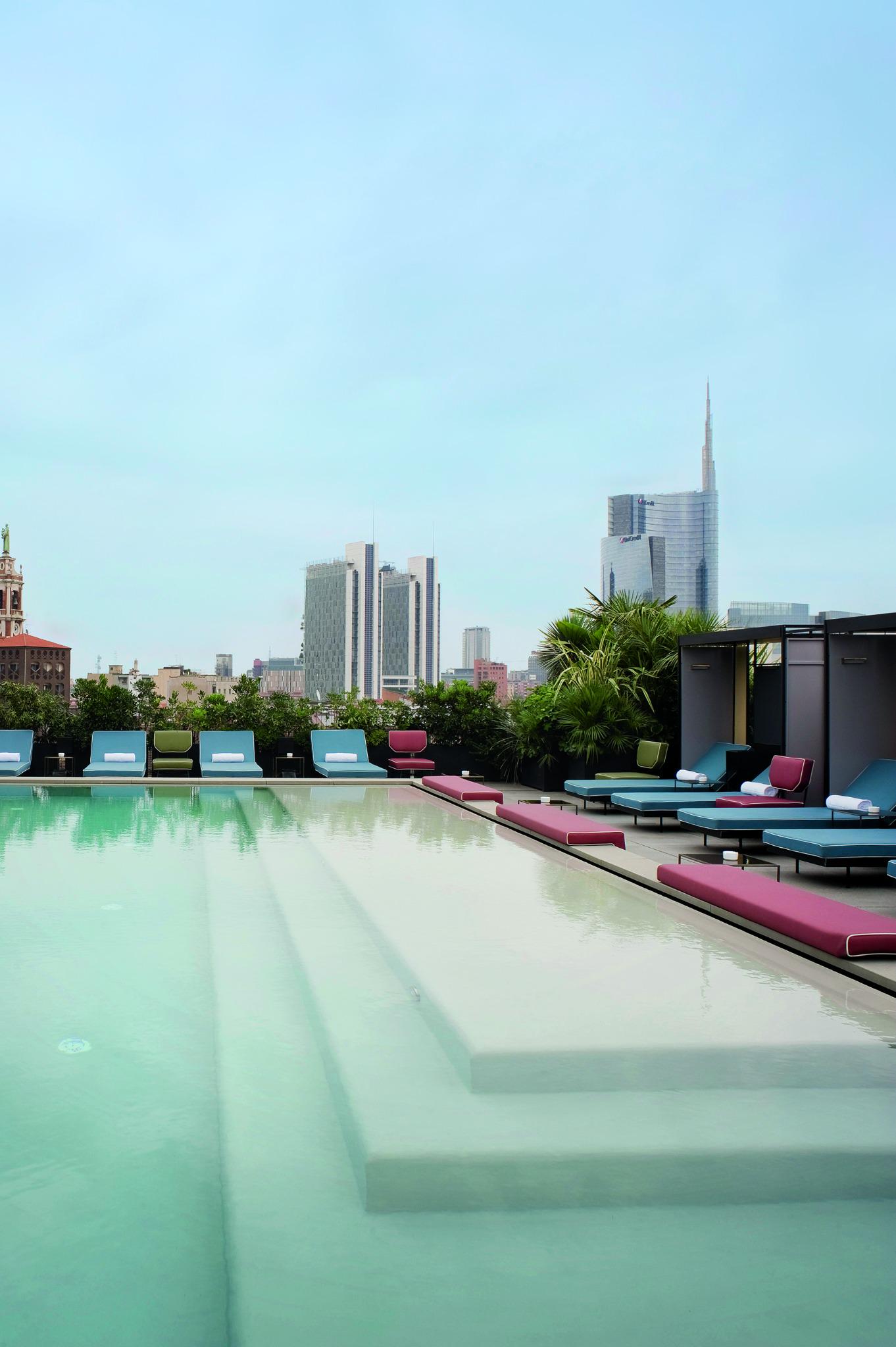 Wallpaper*CityGuides on Twitter "The rooftop pool at Ceresio 7 by