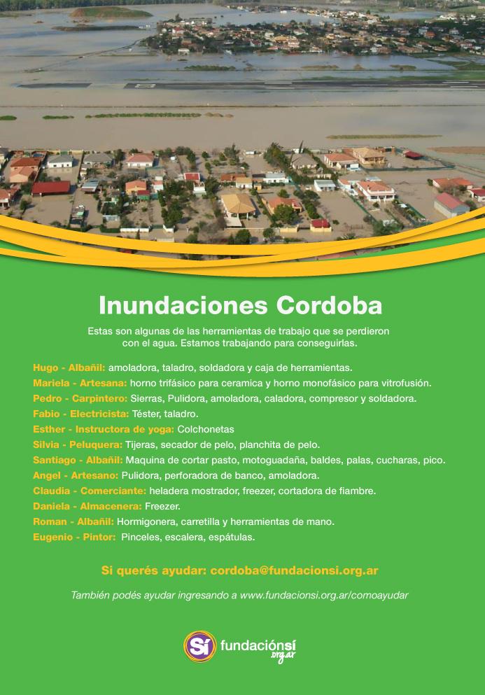 sifundacion's tweet photo. Estas son algunas de las herramientas de trabajo que perdieron por el temporal. Los ayudás a recuperarlas? Gracias! http://t.co/k0GaAxItk7