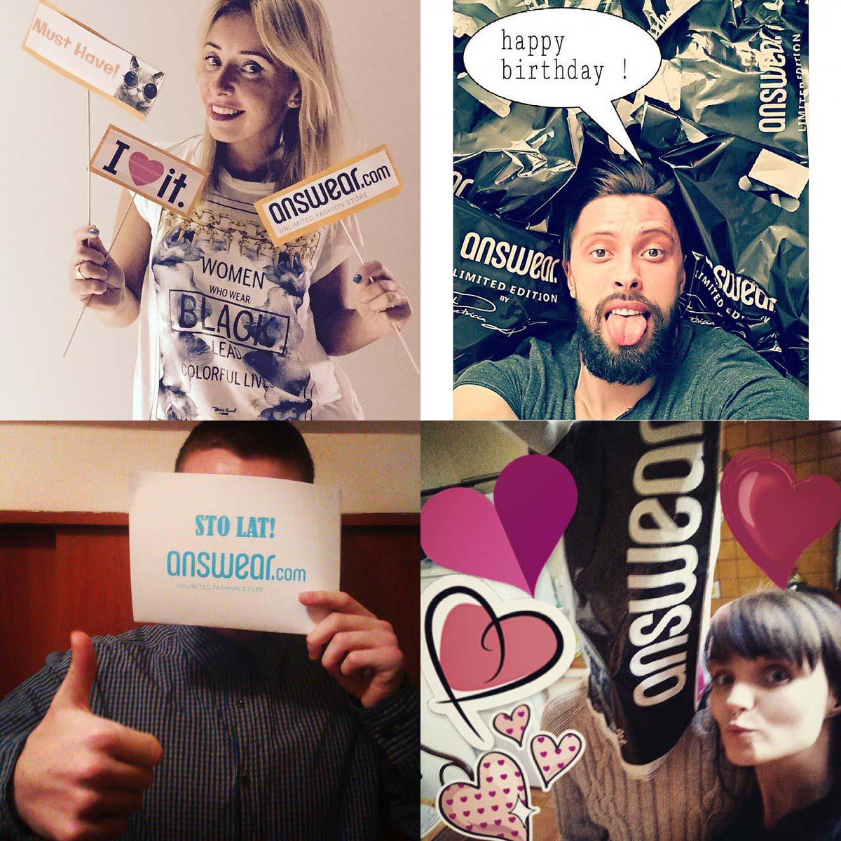 Zrób #selfie z ANSWEARem, otaguj #ILOVEANSWEAR i wygraj nagrody! &gt; bit.ly/anselfie  #fashion #konkurs #moda