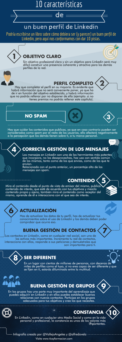 madeinargentina's tweet photo. 10 Características de un Buen Perfil de LinkedIn http://t.co/6O77Dhtl5j