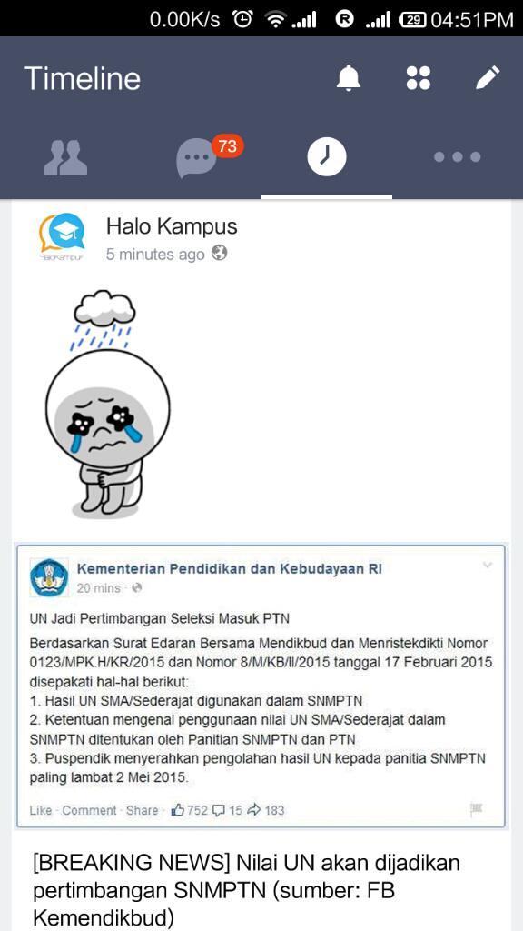 DubelSos2's tweet photo. @DALMANTION_2015 @info_SNMPTN Jgn ketinggalan update dri kmi Buka LINE>>Add friend>>Search by ID>>msukan ID @PGM4910Q http://t.co/S7dab8DOL8