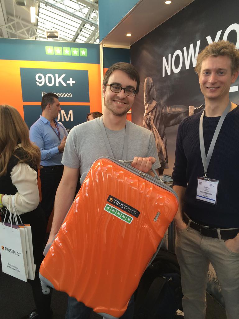 Andy P. <a href="/yachtsie/">Yachtsie</a> guessed the correct kg of our case @TravelTechEU &amp; could WIN an iPad! #GetAWeigh @ T310! #TTE15