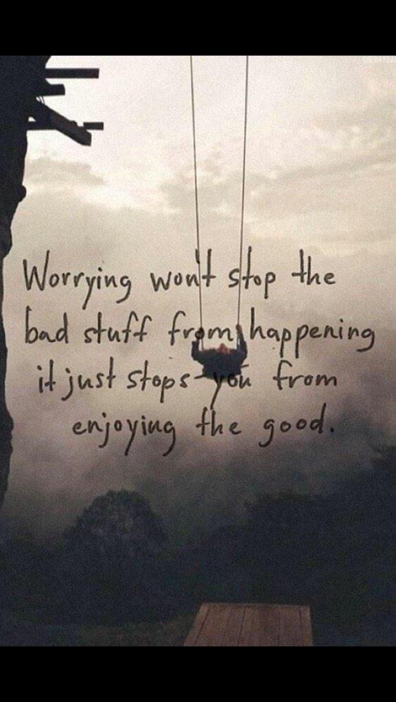 The truth about worrying...