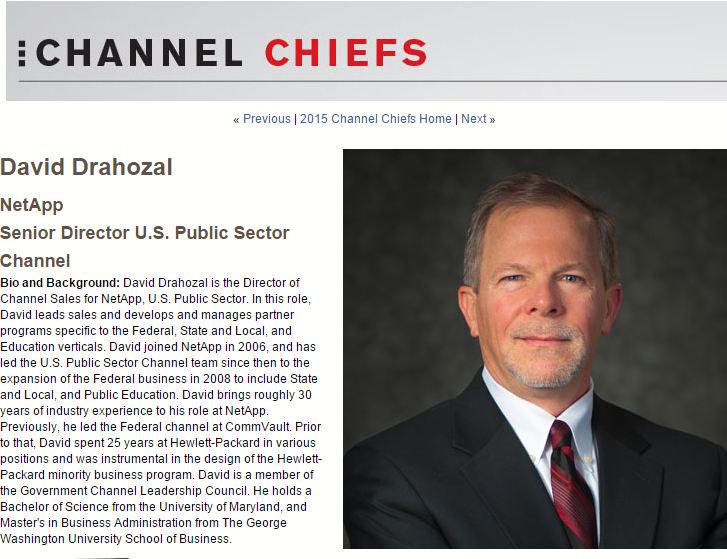 Congrats to NetApp's <a href="/DrahozalNetApp/">David Drahozal</a> for being recognized as a <a href="/CRN/">CRN</a> Channel Chief! bit.ly/1Bc4gAl
