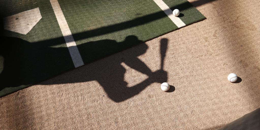MLB's tweet image. Today is another day to perfect your swing. #BaseballBegins