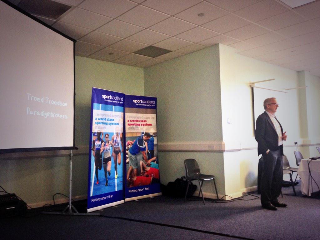 Delighted to hear from @TroedTroedson at our #csh day, looking at sport as business; competence in competition is key