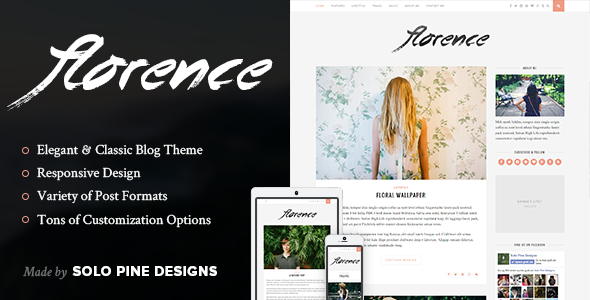 WPThemeNetwork's tweet image. Florence - A Responsive WordPress Blog Theme wordpress-theme.net/florence-respo…