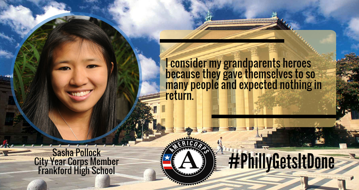 PhilaACWeek's tweet photo. @AmeriCorps Week is 3/9 to 3/13. Come celebrate #PHLService members like Sasha! #PhillyGetsItDone http://t.co/pzvtHAKwvL
