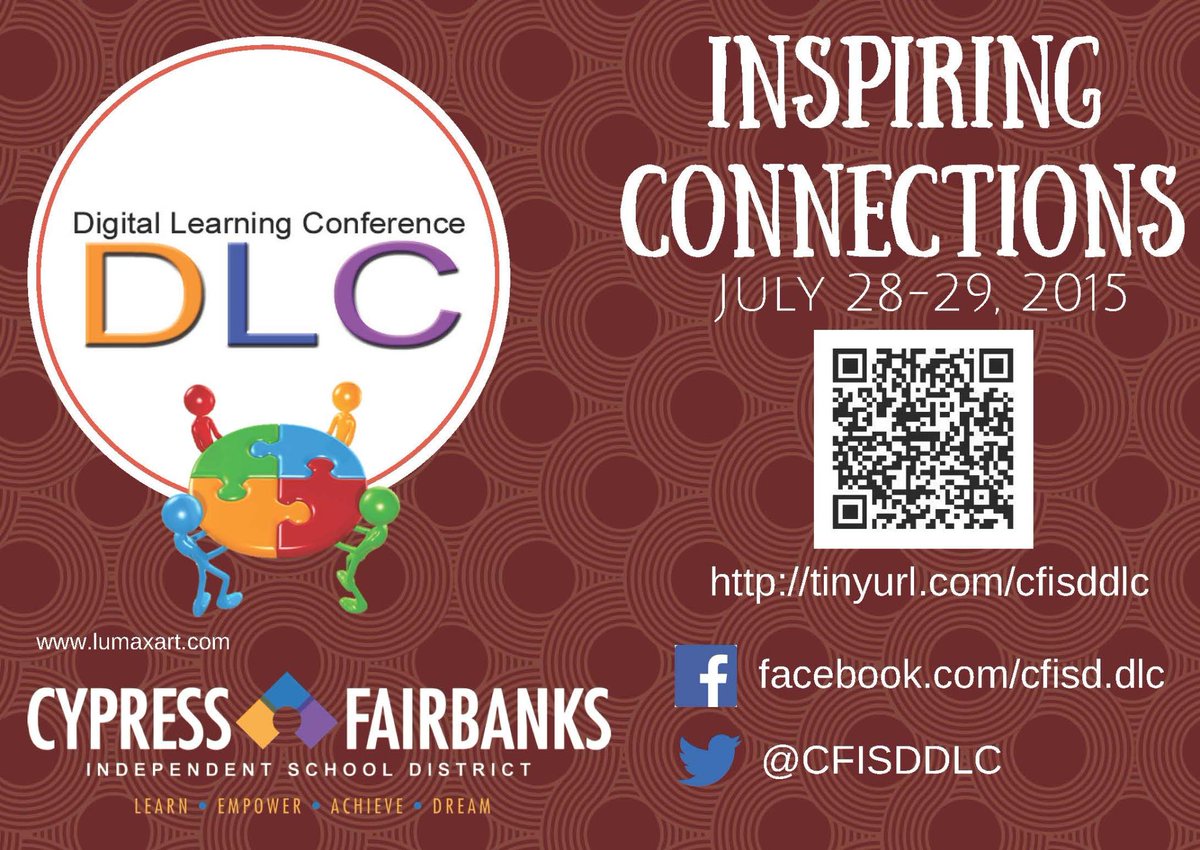 SAVE THE DATE for the CFISD Digital Learning Conference 2015. tinyurl.com/cfisddlc