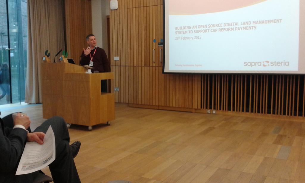 PartyTime72's tweet image. . @willwhite talking #digital #opensource land management at #opensourceawards