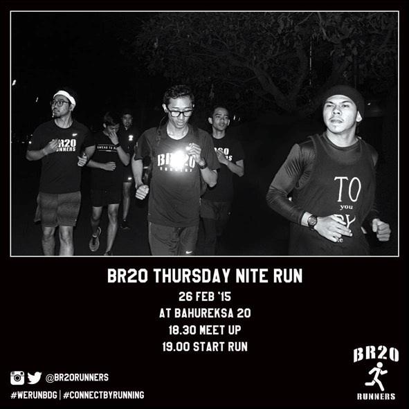 br20runners's tweet photo. #BR20ThursdayNiteRun 26/02/15 | at Bahureksa 20 | 18:30 meet up 19:00 start run #connectbyrunning http://t.co/7LX7jcSWHF