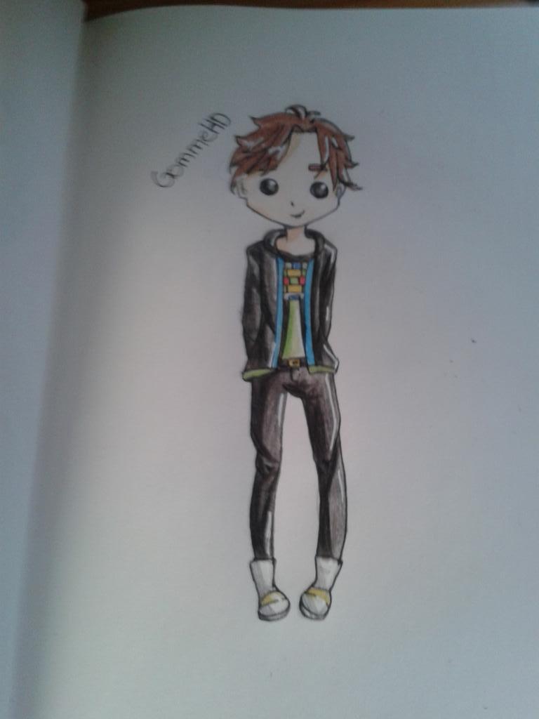 SunnyChan82's tweet image. Ich hab mal versucht @GommeYT als chibi zu zeichnen. Ich hoffe man erkennt ihn. :)