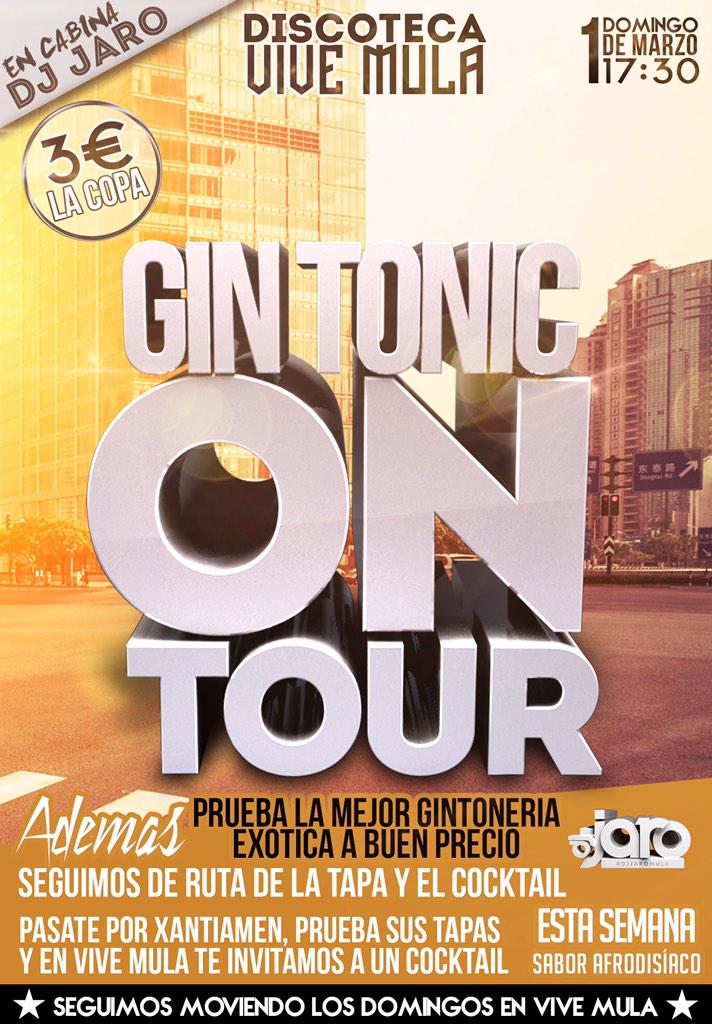 Este fin de semana nos vemos en Vive Mula 👍👍👍GIN&amp;TONIC ON tour
