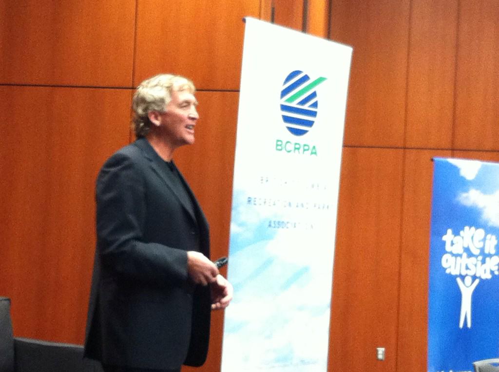 create2003's tweet image. Roger Friesen opening keynote at Parks n Grounds Spring Training