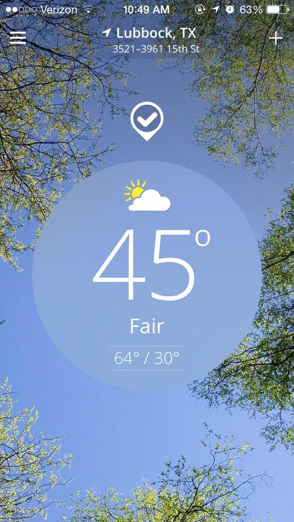 TechYaks's tweet image. You might go to Texas Tech if this is tshirt and shorts weather for you