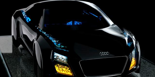 car_and_driver's tweet photo. Los faros halógenos son historia, el futuro son los #MatrixLaser. Analizamos los de @audispain http://t.co/fpVuWDEQSY http://t.co/oBSR93DfaC